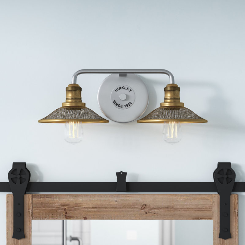 Rigby 2-Light Vanity Light, Antique Nickel