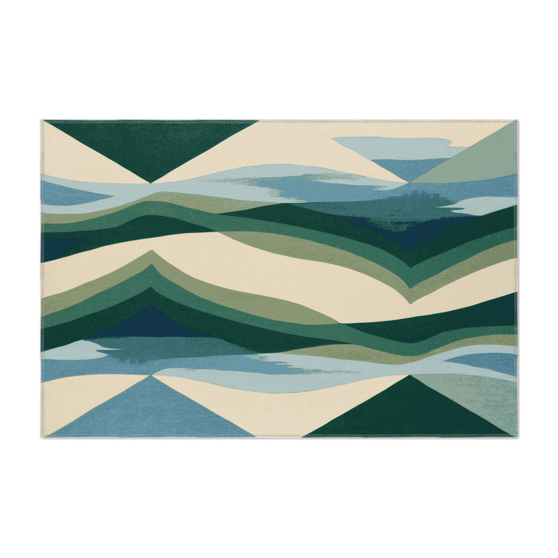 Lunar Canopy Indoor And Outdoor Area Rug, Rectangle 2' x 3'