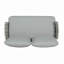 Causeuse et table en acier-166299294-166299283