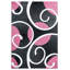 Tapis rose à motif cachemire Zabala-1113900174