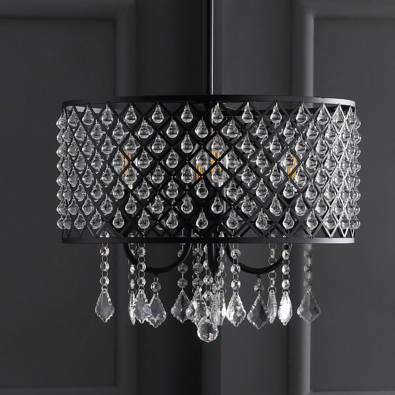 Colletti Drum Chandelier, 13.75'' H x 17'' W x 17'' D