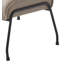 Fauteuil d'appoint et repose-pieds en cuir fleur Zusa-949090184