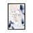 Toile avec cadre gris