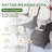 Round Outdoor Dining Set With Cushions-1902182194-1902182195