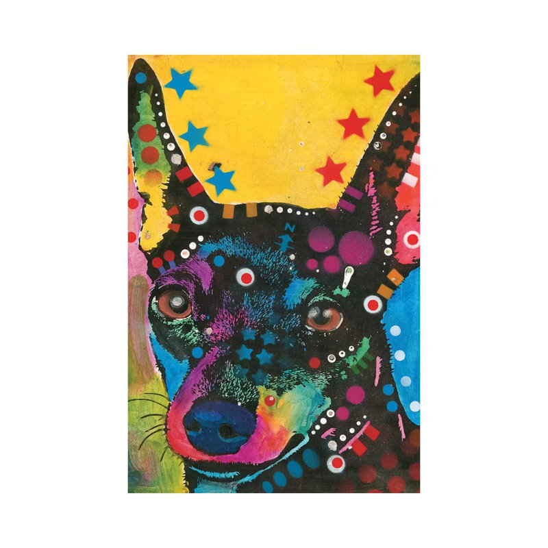 Miniature Pinscher 1 Piece Wrapped Canvas Wall Art, 152.5 cm H x 101.5 cm W