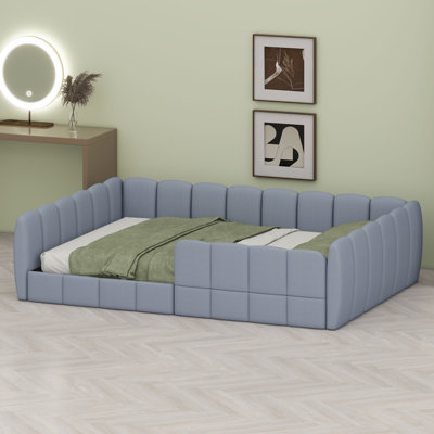 Modern Upholstered Floor Bed