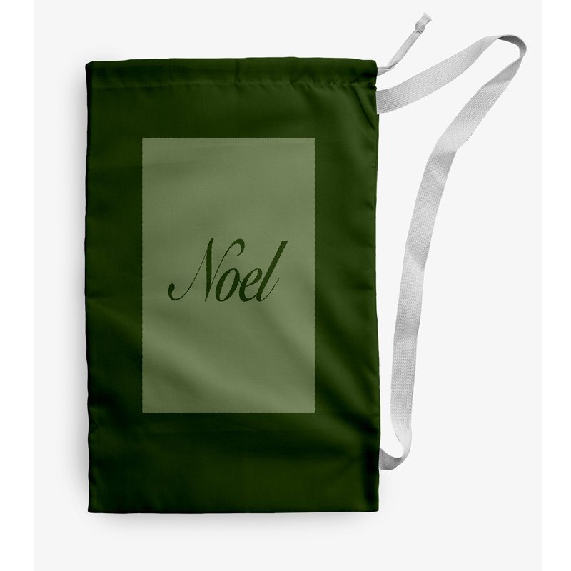 Sac à linge Noel, Moyen (H 36 po x l 28 po), Vert