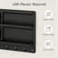 Black Plastic Dorm Bedside Shelf