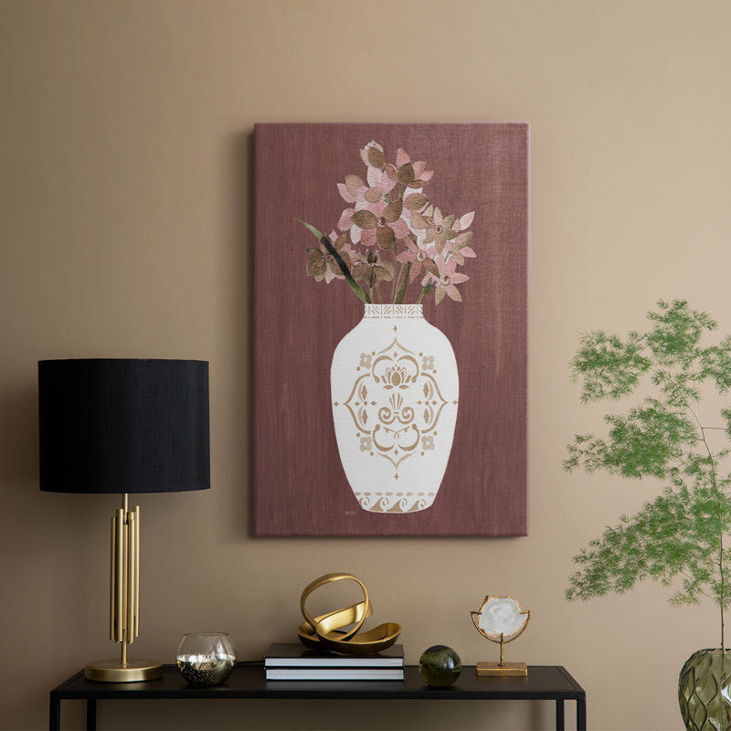 Romantiques fleurs I - galerie Cavas sur mesure, H 48 po x l 32 po
