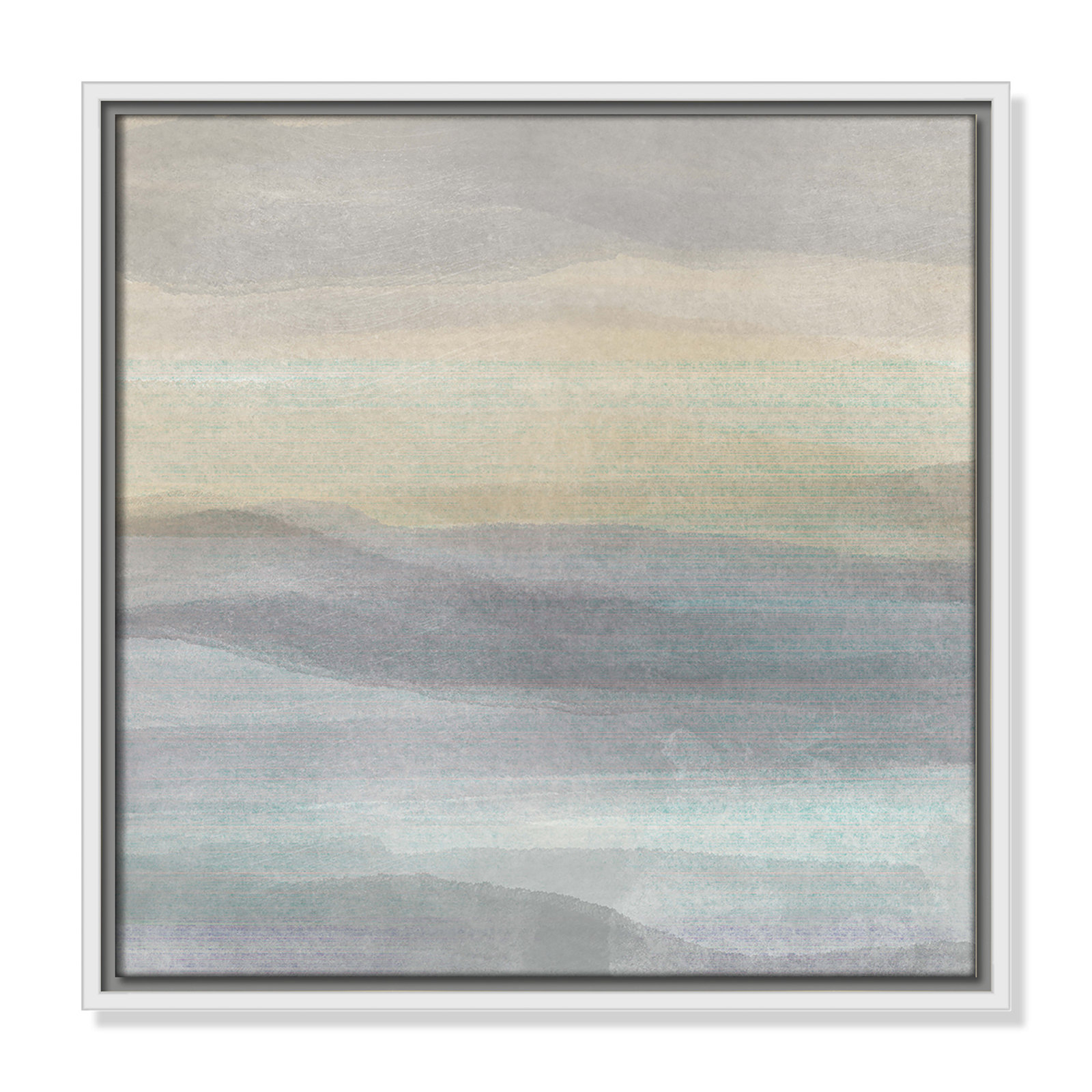 Finnian "Concept of Life" Print, 17.5" W x 17.5" H, White
