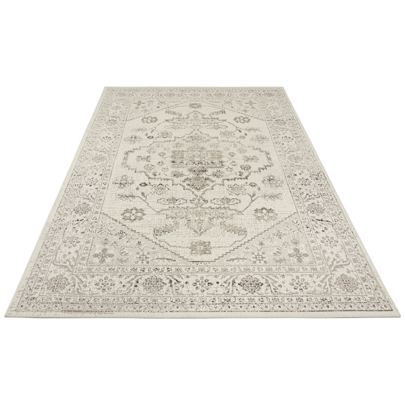 Tilos Oriental Flatweave Indoor / Outdoor Area Rug, Rectangle 120 x 170cm