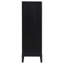 Commode de chambre à coucher à 5 tiroirs Oressa - noir