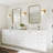 1-White dimmable glass LED wall lamp