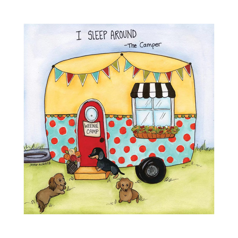 The Camper by Jamie Morath - Wrapped Canvas Gallery-Wrapped Canvas Giclée, 30.48 cm H x 30.48 cm W