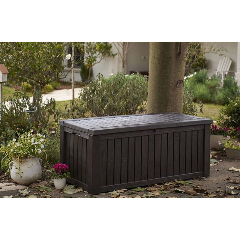 Keter Rockwood Cushion Box 570L BROWN, Brown