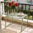 Modern Mesh Motif Side Table with Durable Powder-Coated Iron Frame, Perfect for Outdoor Spaces and Contemporary Decor-660054348-660054346