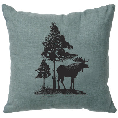 Coussin Wooded River Image - Orignal - Lin océan