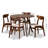 Cenk 4 - Person Four Leg Dining Set-382085406