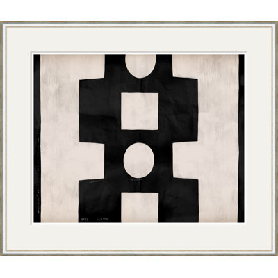 Paule Marrot " Black And White Abstract Inverted (Var. 1) " by Paule Marrot