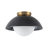 1-Light Ceramic Semi-Flush Mount-2029590608