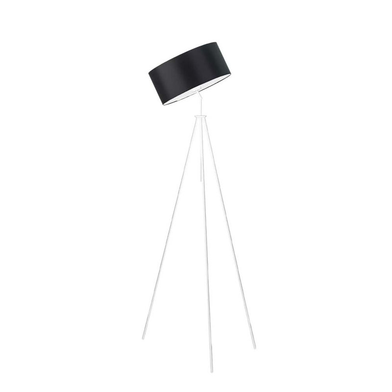 Ariellah 145cm Tripod Floor Lamp, Black, White