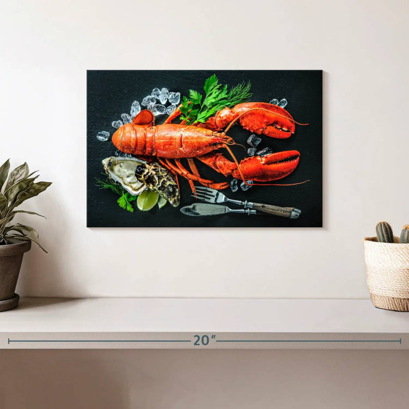 Yarlin Delicious Lobster, 8" H x 12" W