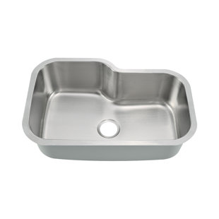 31" Undermount Stainless Steel Single Bowl Kitchen Sink