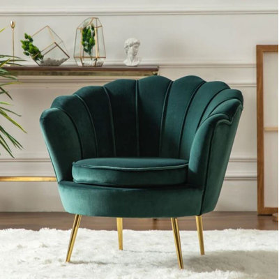 Mardina Velvet Lounge Chair