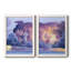 Magnifique ciel I - ensemble de 2 peintures sur toile encadrées-789829794-789829795
