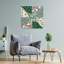 Art mural floral matelassé Floral III-981606067