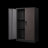 Metal Storage Cabinet With Locking Doors And Adjustable Shelf, Folding Filing Storage Cabinet For Home Office,School,Garage