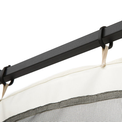 Outsunny Universal Replacement Mesh Sidewall Netting For Patio Gazebos And Canopy Tents With Zippers, (Sidewall Only)