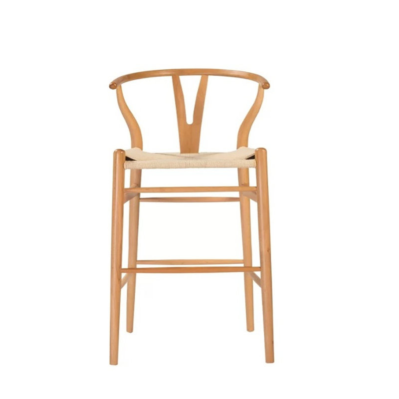 Tabouret Woodcord Wishbone (ensemble de 4)