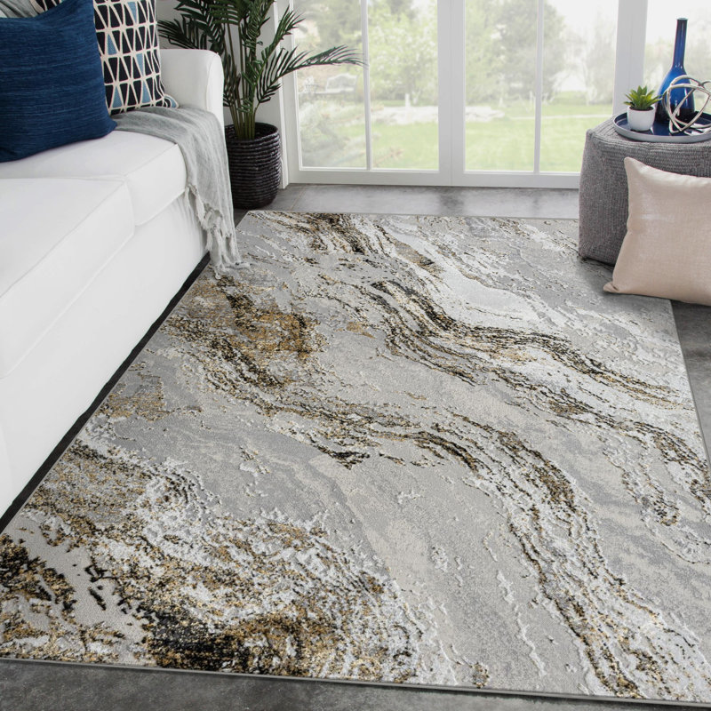 Jadarious Abstract Indoor Rug, Rectangle 8' x 10'