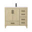 Ensemble de meuble-lavabo simple autoportant 36 po avec plateau en composite Adria-744422451