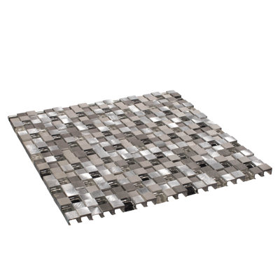 Klein-Core 11"" x 12"" Glass Mosaic Kitchen Backsplash and Wall Tile -  Andova, ANDKLE981