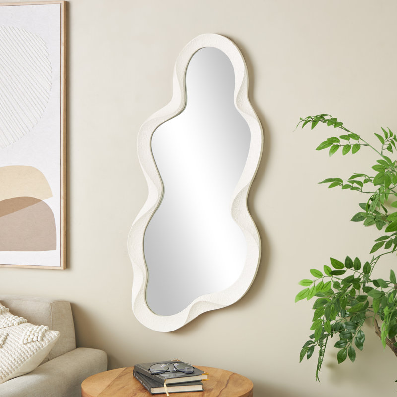 Miroir mural Cole and Grey, Blanc