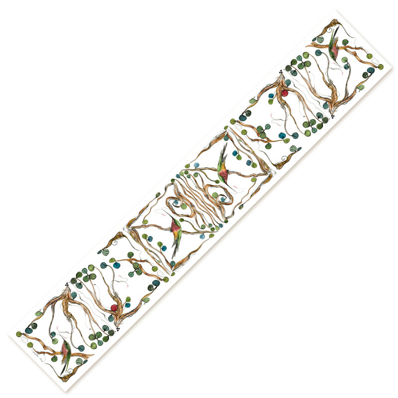 Niven Geometric Cotton Blend Table Runner
