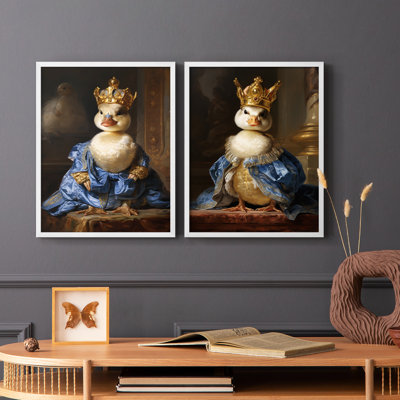 ANIMALS Series CCIII - Reproduction encadrée de qualité supérieure - prêt à être accroché - aucun clou requis - aucun clou requis