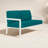 Vivant 56.25" Wide Outdoor Loveseat with Sunbrella® Cushions-1661452707-1694236718