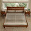 Structure de lit plateforme en bois massif de qualité supérieure Acacia Aurora-82628789-92323218