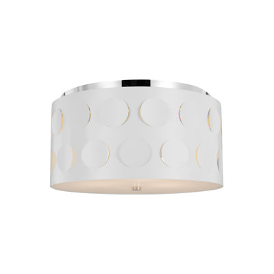 Plafonnier encastré 3 lumières 17,9 po Dottie