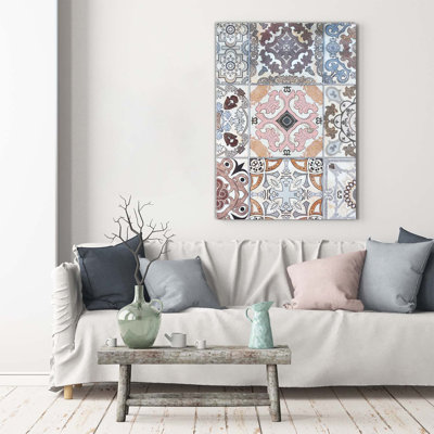 Ceramic Tiles - Wrapped Canvas Print