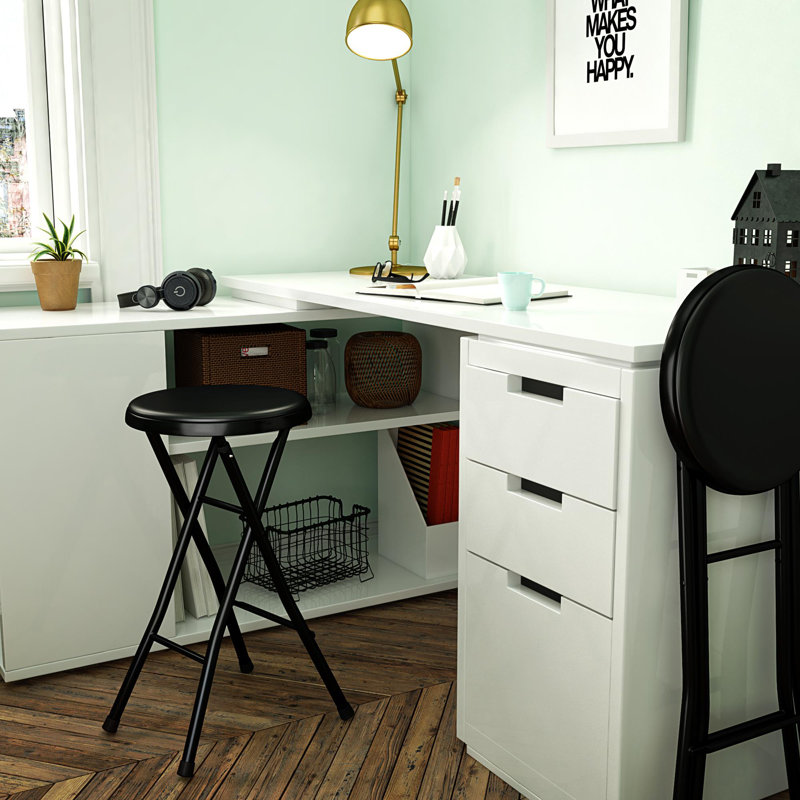 COSCO 24"  Vinyl Padded Folding Stool