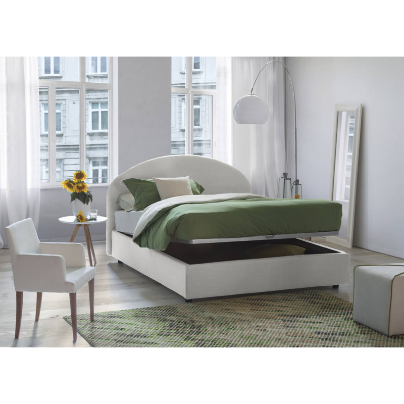 Milonas Cm 120x190 Bed, White