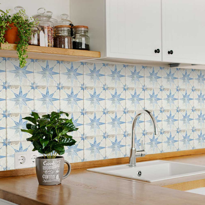 7'' W x 7'' L Vinyl Peel and Stick Mosaic Tile