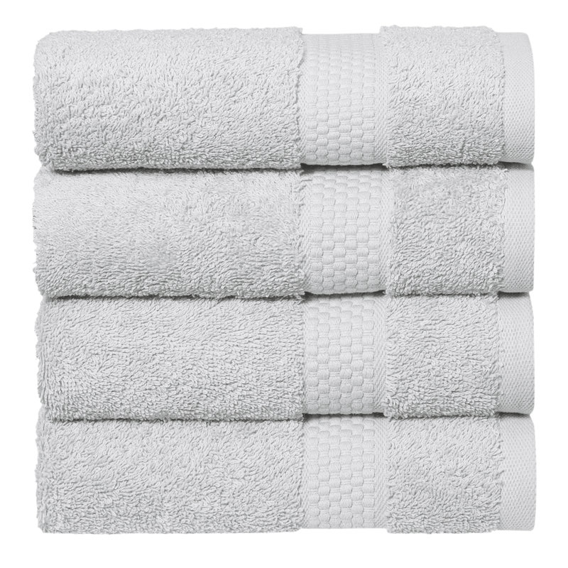 Essuie-mains en coton éponge Starlight, Gray