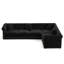 Canapé modulaire en L 115,3 po avec lit escamotable Chesterfield-133597854