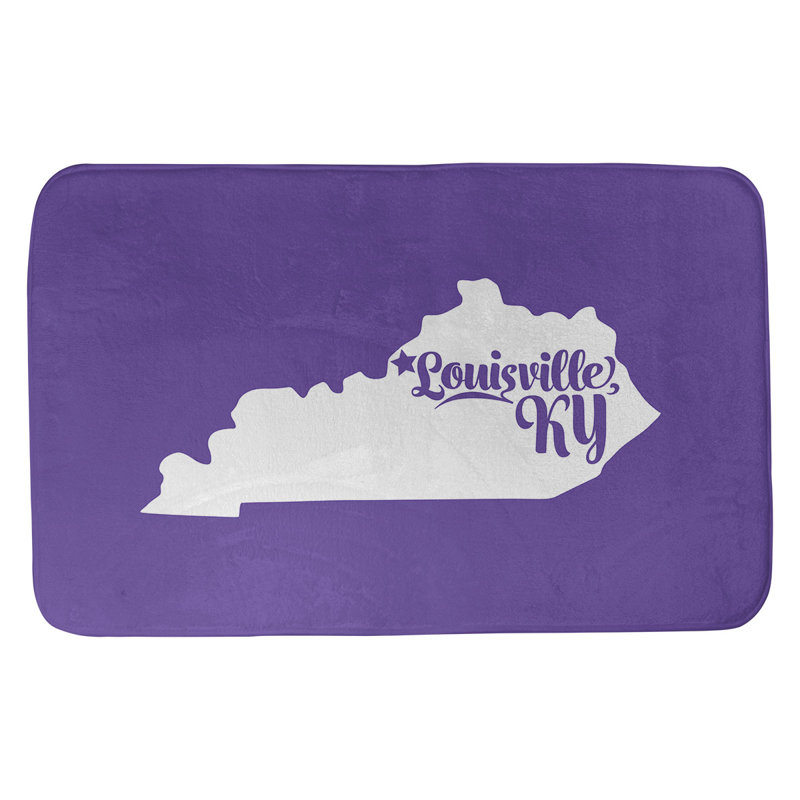 Tapis pour salle de bain ancrage alaska, l 21 po x L 34 po, Vert, Louisville, Kentucky
