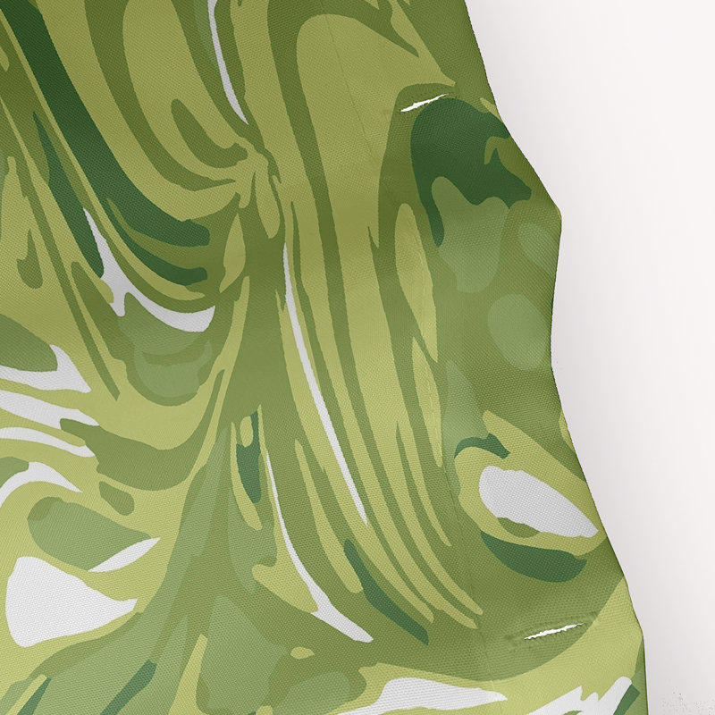 Rideau de douche Hashir, Vert